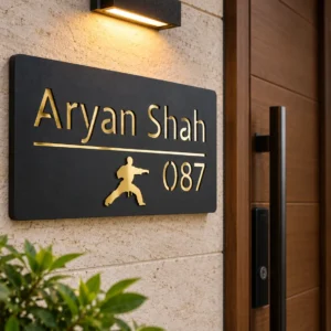 Personalized Sports Name Plate | Custom Name Plate for Athletes & Sports Lovers