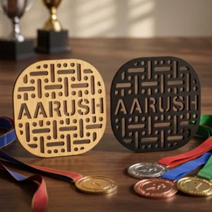 Personalized Athlete Coaster | Custom Name Sports Coaster | Unique Gift for Players