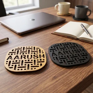 Personalized Athlete Coaster | Custom Name Sports Coaster | Unique Gift for Players