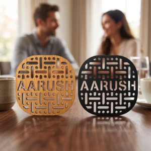 Personalized Athlete Coaster | Custom Name Sports Coaster | Unique Gift for Players